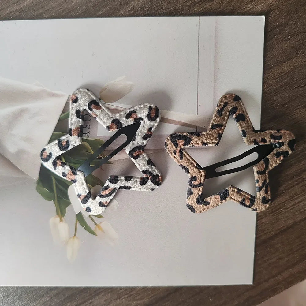 Jungle Wild Hair Clips: Straight, Star & Wavy Styles